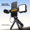 Ulanzi MA89 Phone Holder Mount với ngàm kẹp bàn tích hợp Dual Coldshoe chính hãng