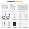 Saramonic Ultra Micro không dây Wireless đa nền tảng hỗ trợ bộ nhớ sẵn 8GB ghi âm 32Bit chính hãng