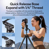 Ulanzi CO81 chân tripod mini gấp gọn cầm tay UKA sử dụng cho máy ảnh Action Cam
