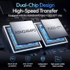 Trạm kết nối vỏ SSD hỗ trợ 8TB Docking station Ulanzi QT03 tương thích đa nền tảng chính hãng