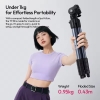 Ulanzi TT39 tripod siêu nhẹ tích hợp sẵn ngàm kẹp và túi đựng tải 3Kg Cao Max 155cm chính hãng