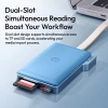 Ulanzi DC01 2-in-1 Portable Memory Card Case đầu đọc thẻ cho máy ảnh và điện thoại thông minh
