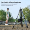 Travel Tripod Ulanzi Ombra Ying II White chính hãng - Cao Max 1.56M tích hợp tấm Uka tháo nhanh tải 10Kg