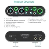 Saramonic MV Mixer dual-channel audio interface Bộ hỗ trợ thu âm USB kênh đôi chính hãng