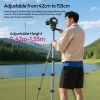 Ulanzi TT39 tripod siêu nhẹ tích hợp sẵn ngàm kẹp và túi đựng tải 3Kg Cao Max 155cm chính hãng