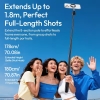 Chân máy kiêm gậy selfie từ tính Ulanzi SK21 cao 1.8m dành cho điện thoại di động hỗ trợ không dây Bluetooth