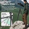 Ulanzi JJ06 Chân máy du lịch Travel Tripod Carbon Fiber / Cột giữa 2 phần chính hãng