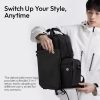 Balo Ulanzi F08 Black Version 20L thiết kế 2 IN 1 mang theo du lịch thông minh chống nước chính hãng đựng Máy ảnh / Laptop