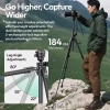 Chân máy du lịch Travel Tripod Ulanzi JJ05 chất liệu Carbon Fiber / Cột giữa 2 phần chính hãng