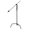 Bộ kit chân treo đèn Black Magic C Stand màu đen cao 3.3m tải 20kg có lò xo giảm chân chính hãng HLC03