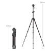 Ulanzi JJ06 Chân máy du lịch Travel Tripod Carbon Fiber / Cột giữa 2 phần chính hãng