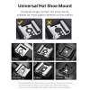 Ulanzi F12 màu trắng đèn flash mini tích hợp Pin 1200mAh dành cho máy ảnh chính hãng