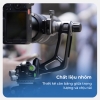 YC Onion Litchi Gimbal Head GH38 bộ Adapter mở rộng chụp ảnh dọc Vertical kèm Plate