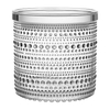 Hũ (Bình) thủy tinh có nắp đậy Kastehelmi màu trong 116x114mm