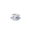 Bộ chén và đĩa trà, cafe, Royal Copenhagen, họa tiết Blue Elements, dung tích 26cl, chất liệu sứ