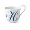 Cốc có quai Blue Fluted họa tiết chữ (20 chữ cái)