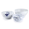 Hộp quà tặng Royal Copenhagen History gồm 3 bát tròn 13cm-15cm-18cm