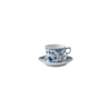 Bộ chén và đĩa trà Royal Copenhagen, họa tiết Blue Fluted Half Lace 17cl