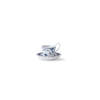 Bộ chén và đĩa trà Royal Copenhagen, họa tiết Blue Fluted Half Lace 17cl