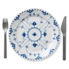 Đĩa Royal Copenhagen, họa tiết Blue Fluted Full Lace 25cm