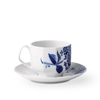 Bộ chén và đĩa trà, Royal Copenhagen, họa tiết Blomst Lilac 22cl