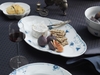 Đĩa oval Royal Copenhagen, họa tiết Blue Elements 38cm