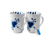 Bộ 2 cốc có quai Royal Copenhagen, họa tiết Blue Mega 33cl