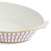 Bát tô oval Renaissance Red 34cm