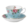 Bộ tách và đĩa Royal Albert, BST Polka Blue