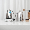 Bình Moka pot Inox 304 Tiamo - 6 cups