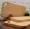 Wood tray Hinoki  round edge (M)