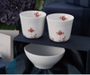 Bát Royal Copenhagen, họa tiết không màu White Elements 13cm