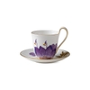 Bộ chén và đĩa trà Royal Copenhagen, họa tiết Flora Iris 27cl