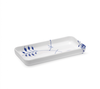 Đĩa chữ nhật Royal Copenhagen, họa tiết Blue Mega 24cm