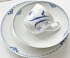 Cốc có quai Blue Fluted họa tiết chữ (20 chữ cái)