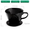 Phểu drip hình quạy 3 lổ Kalita Size 02