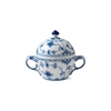 Hũ/bình đựng đường có nắp Royal Copenhagen, họa tiết Blue Fluted Half Lace 20cl