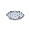 Đĩa oval Royal Copenhagen, họa tiết Blue Fluted Half Lace 24,5cm