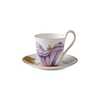 Bộ chén và đĩa trà Royal Copenhagen, họa tiết Flora Morning Glory 27cl