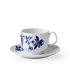 Bộ chén và đĩa trà Royal Copenhagen, họa tiết Blomst Fuchsia 22cl
