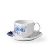 Bộ chén và đĩa trà, Royal Copenhagen, họa tiết Blomst Lilac 22cl