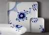 Đĩa vuông Royal Copenhagen, họa tiết Blue Mega 20x20cm