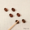 Gác đũa gỗ oval (4cm) - Gỗ Trắc