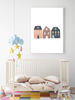 Cute houses poster C40-GN281