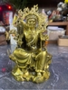 Tượng Bất Động Minh Vương Ngồi_Đồng Vàng-Vòng Lửa-24x14cm-2200 gr