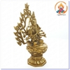 Tượng Chuẩn Đề Vương Bồ Tát Mật Tông_Chất liệu Đồng Trơn_Cao 35cm