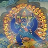 Tranh ThangKa Ngài Đại Oai Đức Minh Vương 35x20cm