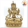 Tượng Tara Bạch Độ Mẫu Bồ Tát_Chất liệu Đồng Trơn_Cao 30cm