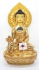 Tượng Phật Dược Sư_Chất liệu Đồng Nepal Phun Gold_Cao 40cm