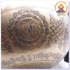 Chuông Xoay Nepal Điêu Khắc Phật Bổn Sư Chuyển Pháp Luân_25x11,5cm (Gò Bằng Tay)